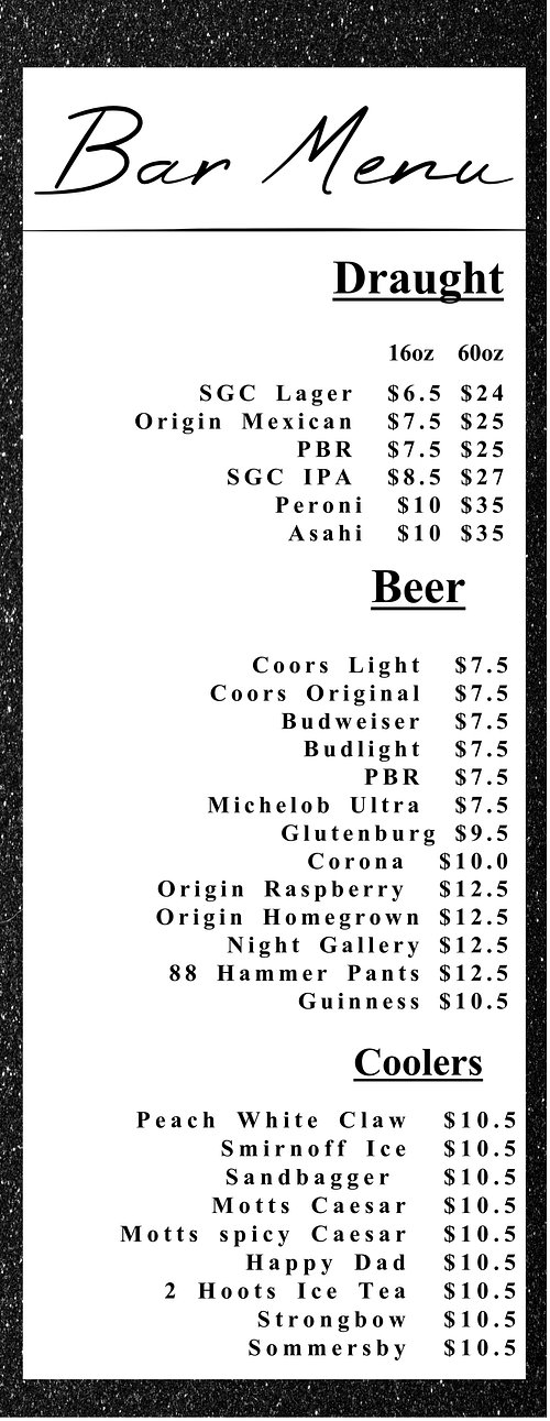 Final Bar Menu Beer Front