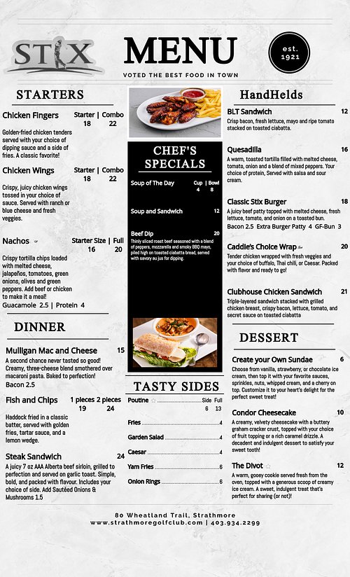 Marble Food Menu Flyer Templates (1)